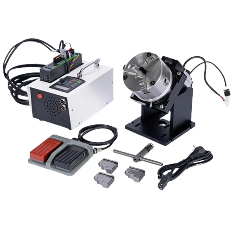 High precision rotary table laser welding, marking, cutting medical equipment, welding sensors, welding hardware cutting