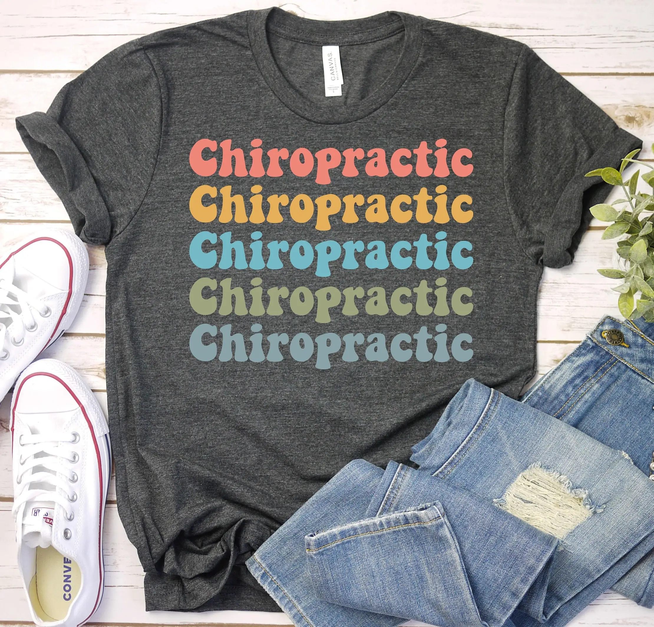 Chiropractic T Shirt School Team Graduation Chiro Student Assistant Chiropractor Grad