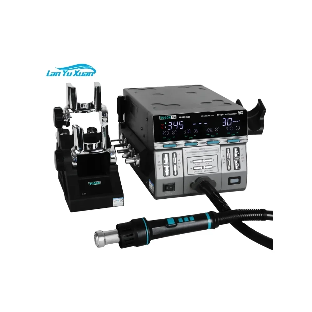 

Профессиональная цифровая паяльная станция горячего воздуха BGA SUGON 8650, тепло gu для ремонта телефона