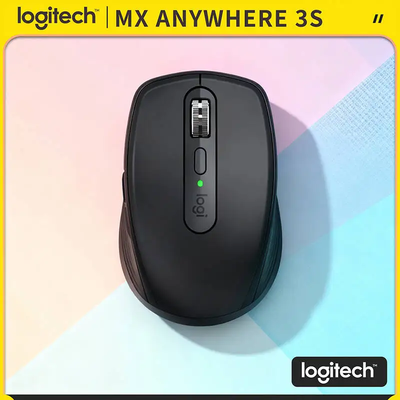 

Компактная мышь Logitech MX Anywhere 3S, эргономичный дизайн, перезаряжаемая, с быстрым прокруткой для портативных ПК Mac