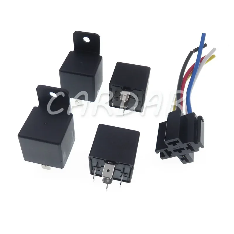 

5pin DC 60A 12V-72V Normally Open Car Relay Automotive Waterproof Relay and Socket with Wiring