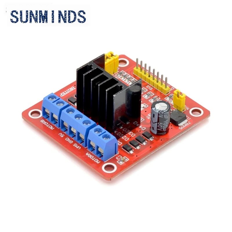 L298N Dual Bridge DC stepper Controller Control Motor Driver module Board for arduino