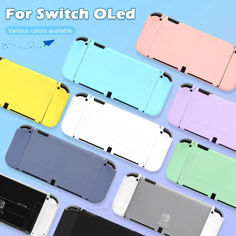 9 Colors For Nintend Switch OLED Accessories Protective Shell NS Game Console TPU All-inclusive Soft Cover Protection Case Pouch