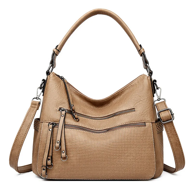 2025 nuevos bolsos casuales para mujer, bandolera informal de gran capacidad, bolsos de hombro para ir al trabajo de estilo coreano versátiles a la moda