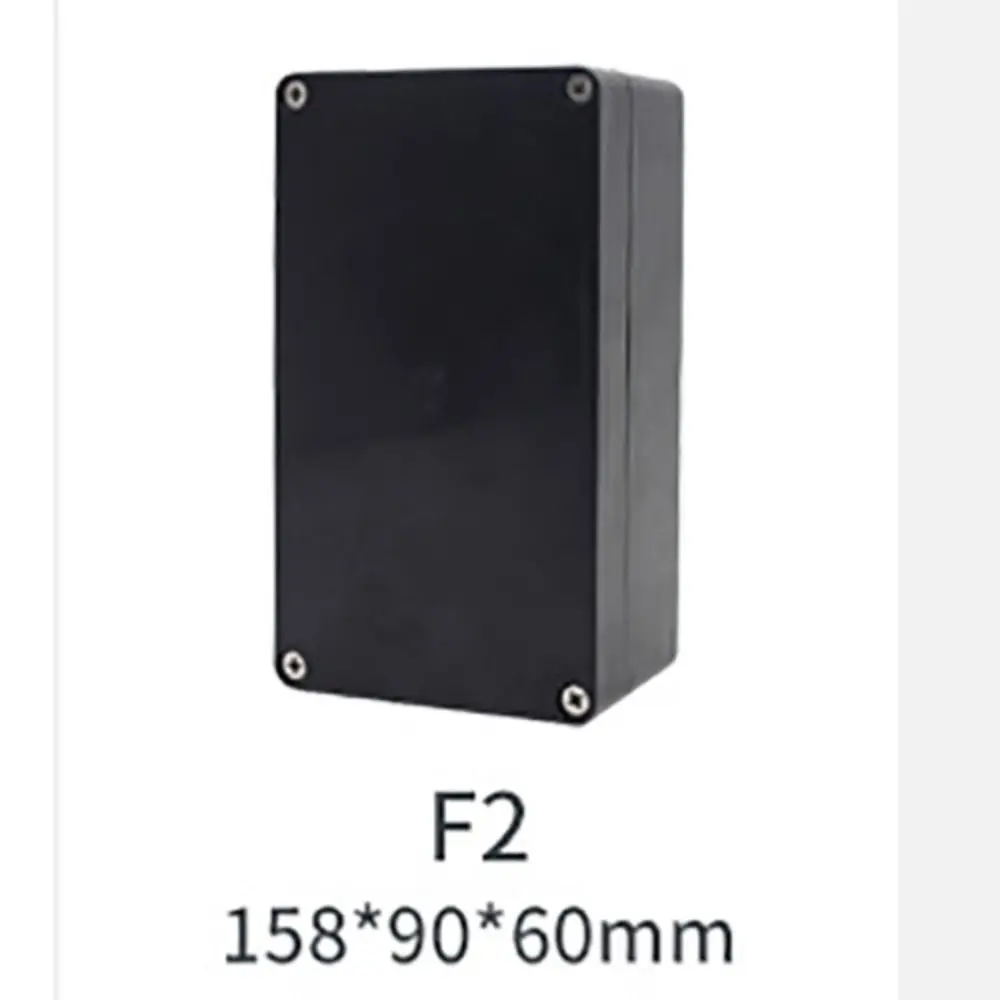 Professional ABS Plastic Junction Box Dustproof IP67 Black Box Waterproof Black Enclosure Housing - Detail 1