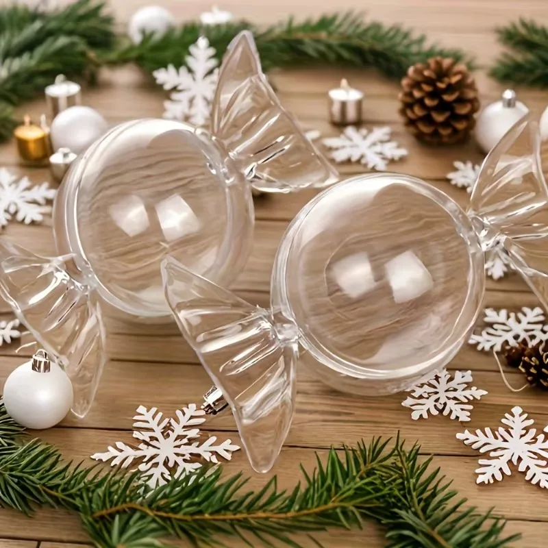 

24 шт. милых прозрачных пластиковых коробочек в форме банта, мини-диспенсеры для хранения ювелирных изделий и мелких бусин, для свадебных и праздничных украшений