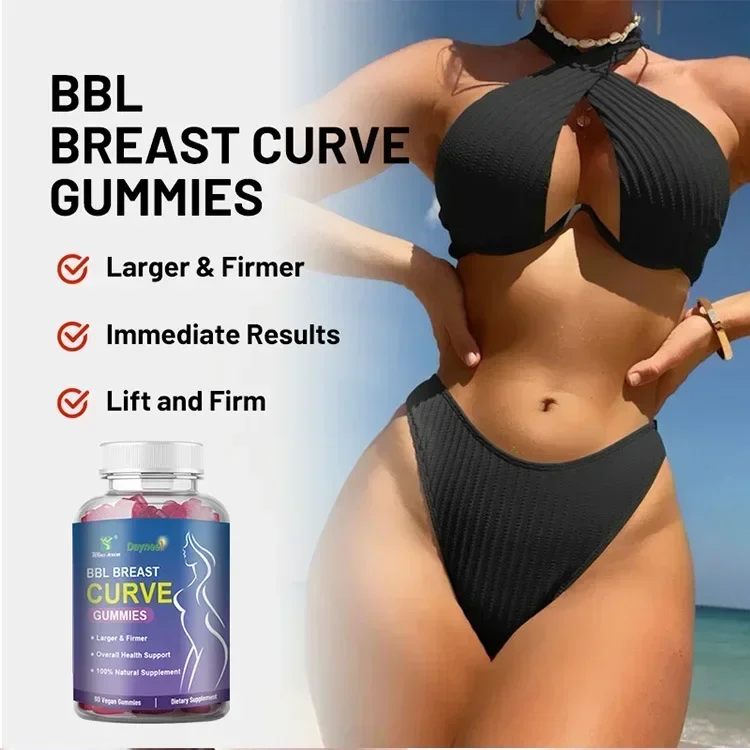 1 Bottle BBL Breast Curve Gummies Buttocks Butt Firming Breast Lifting