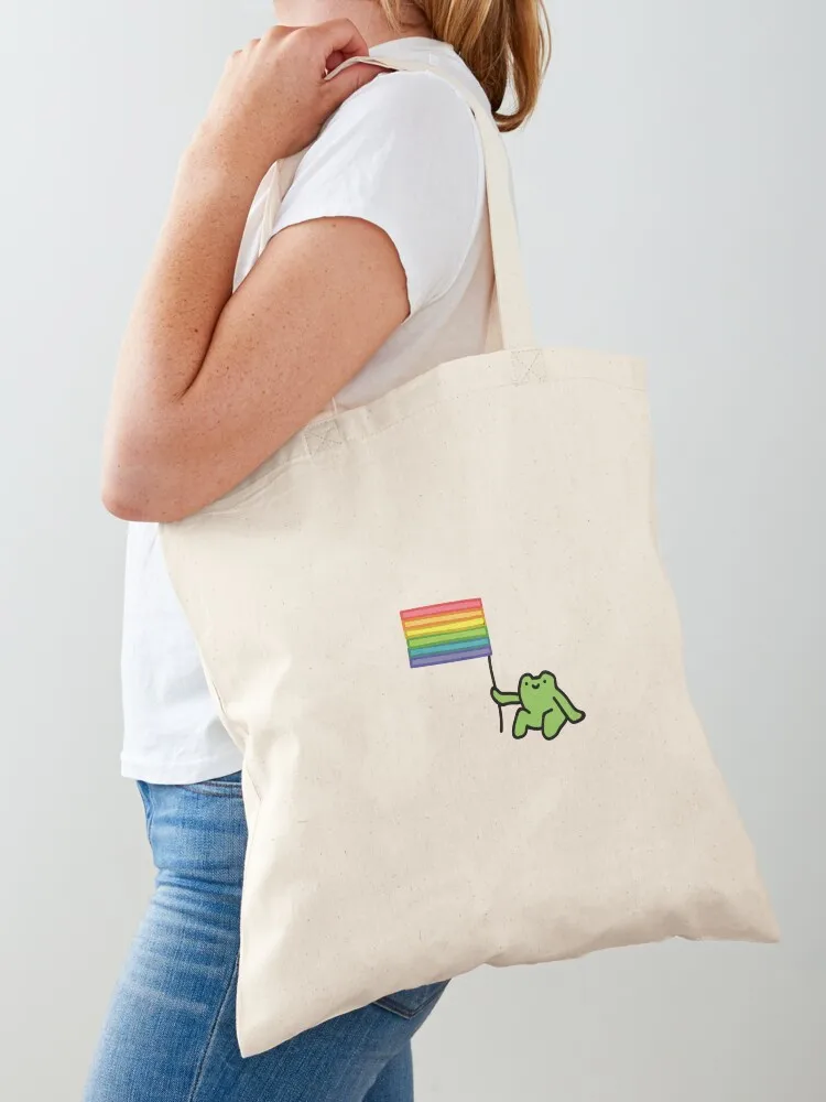 

pride frogs Tote Bag Canvas stote bag bags luxury women Woman shopper bag handbag