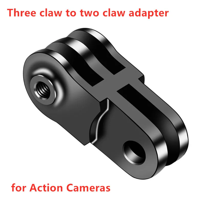 1 قطعة قاعدة معدنية جبل حوامل ثلاثية صغيرة محول تصاعد مسامير ل Gopro Insta360 DJI عمل هيكل قفصي الشكل للكاميرا الحفارات الإطار قوس #1