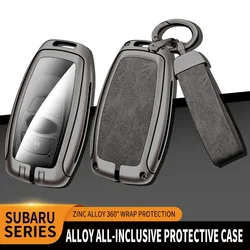 Zinc Alloy Car Remote Key Case Cover For Subaru BRZ XV SV Forester Legacy Outback Crosstrek Impreza WRX Ascent Car Accessories