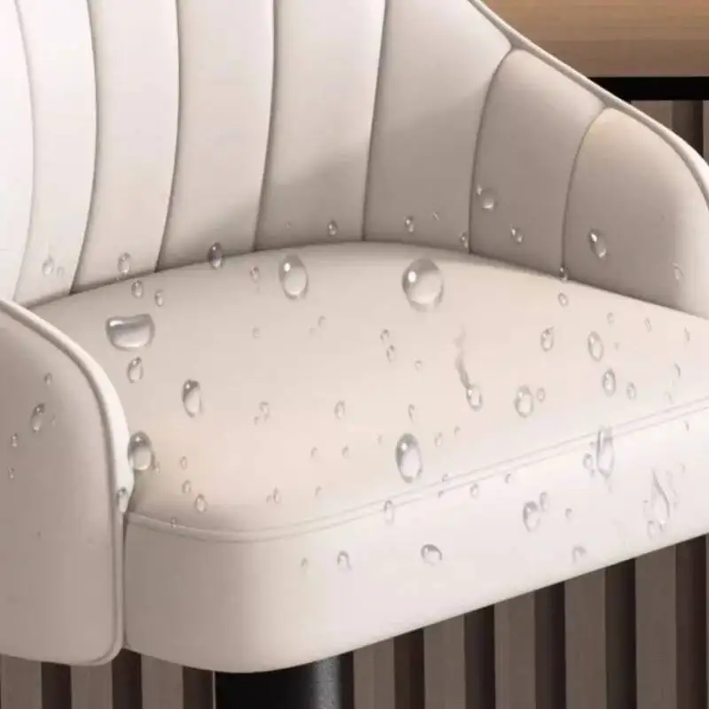 FurnitureAdjustable Height Bar Stools Rotating Commercial Faux Leather Bar Stools Industrial Natural Modern Sgabello Cucina Alto