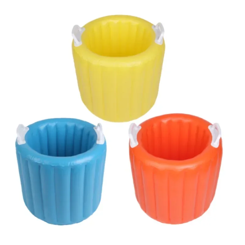 

Inflatable Pool Float Beer Drinking Cooler Table Summer Bar Tray Beach Swimming Ring Party Bucket Cup Holder for Swimming Pool