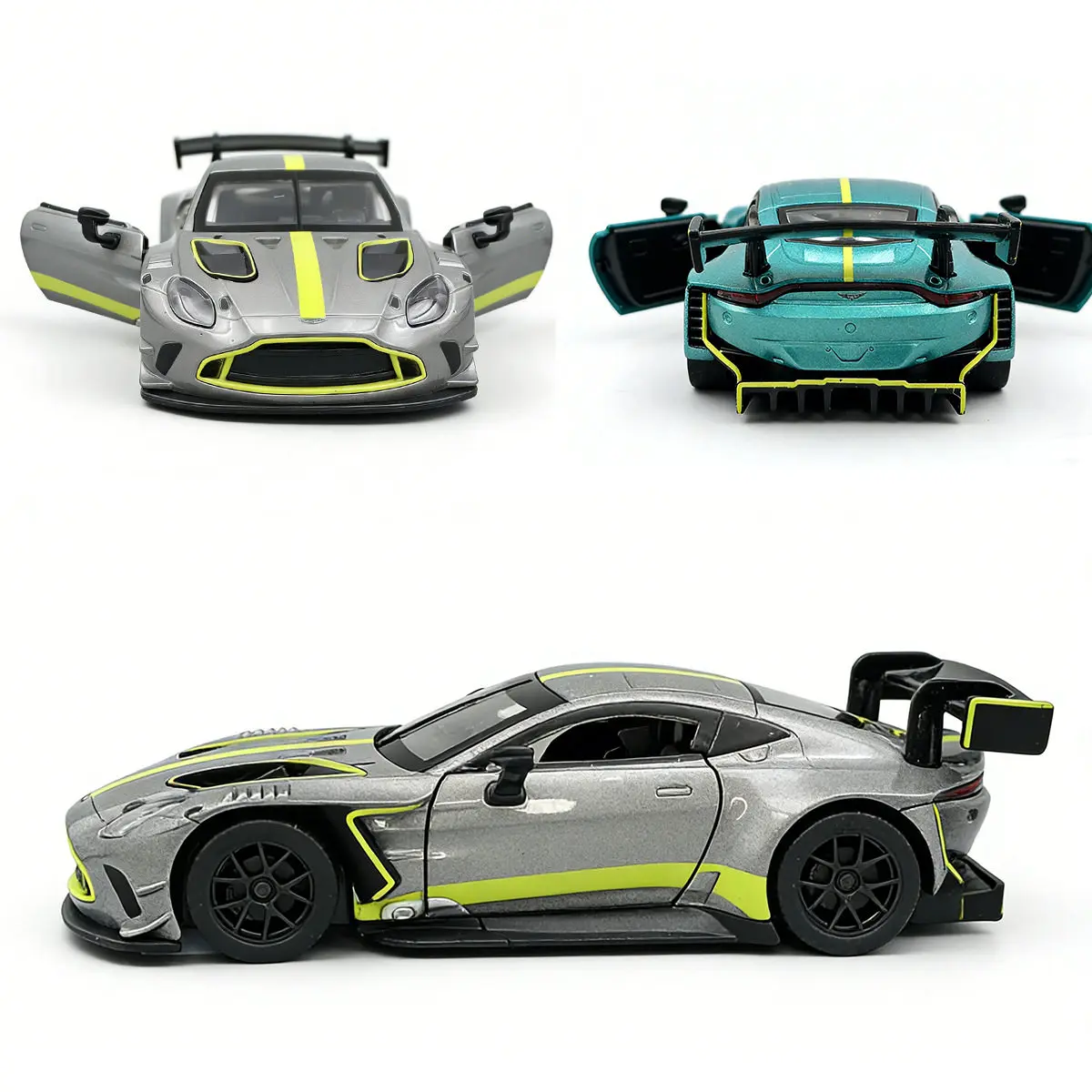 1:31 Aston Martin Vantage GT3 Supercar Alloy Metal Diecast Model