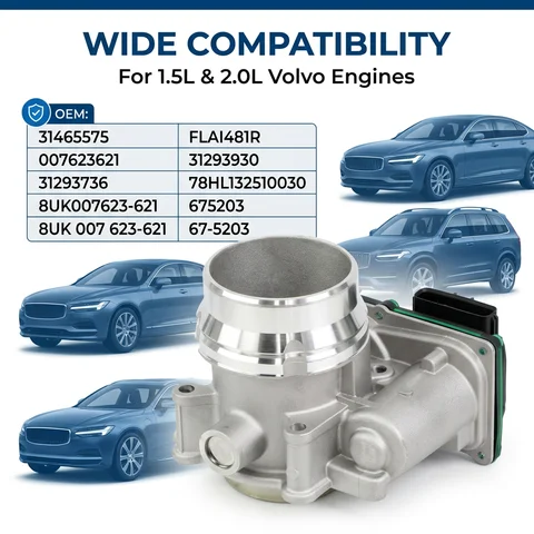 Дроссельная заслонка для Volvo 31293930 31465575 32202650 для Volvo XC60 XC70 XC90 S60 S90 V60 с дизельным двигателем 1.5L 2.0L