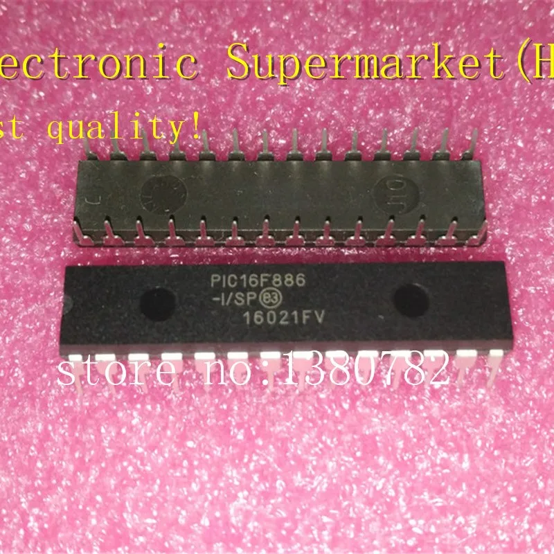 Free Shipping 10pcs-50pcs PIC16F886-I/SP DIP-28 New original IC In stock!