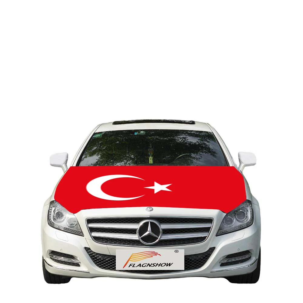 

Fast Delivery National Turkey Flag Car Cover For Decoration