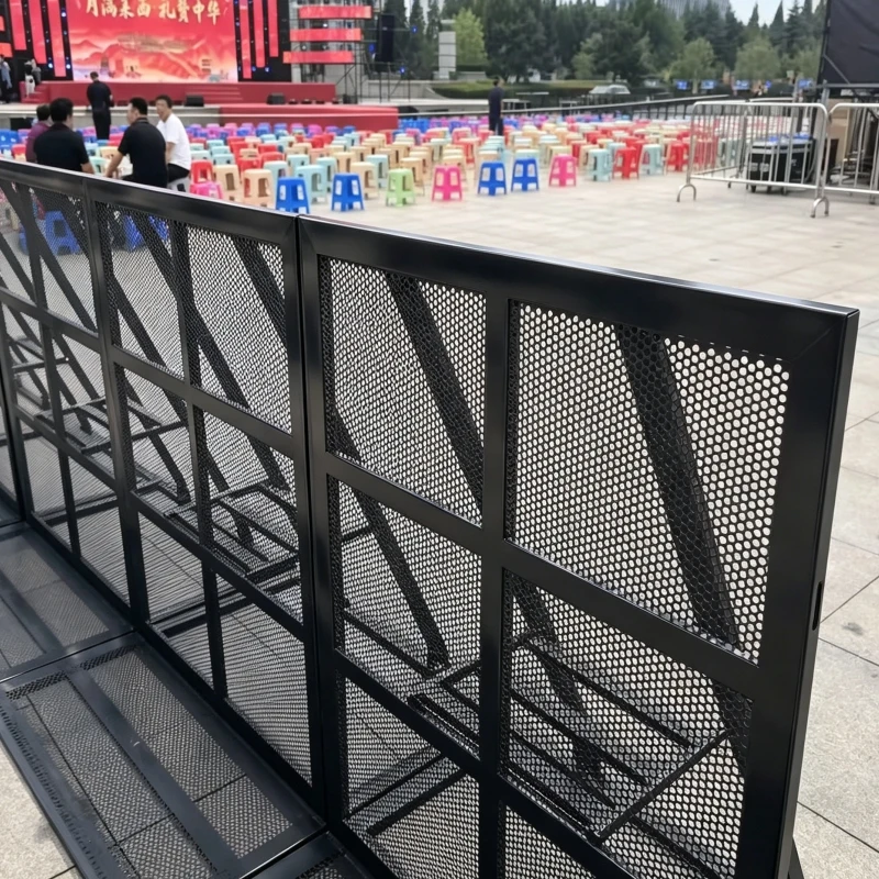 【Premium Quality】Temporary Easily Assembled Crowd Control Barricade Panel Powder Coating Crowd Control Barrier For Events