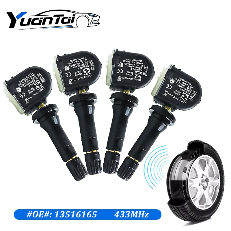 

Tire Pressure Sensor 13516165 for Chevrolet Blazer Bolt Malibu Tahoe Aveo Malibu 2016 2017 2018 2019 2020 2021 2022 433MHz TPMS