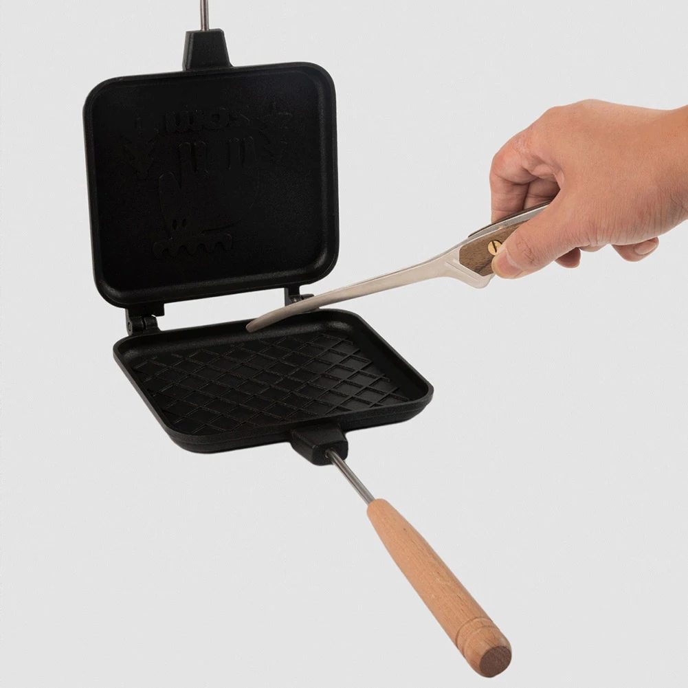 ملقط التخييم خمر نزهة اللحوم كليب الفولاذ المقاوم للصدأ مكافحة السمط خفيفة الوزن أدوات المائدة في الهواء الطلق لوازم التخييم #3