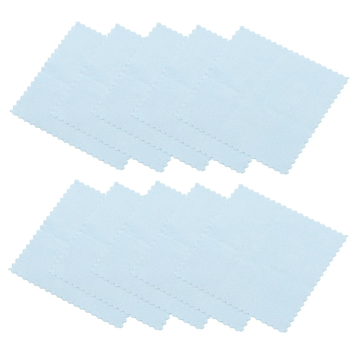

50 Pcs Cleaning Cloth Silver Jewellery Cleaner Jewelry Polishing Wiping Wipes Rag