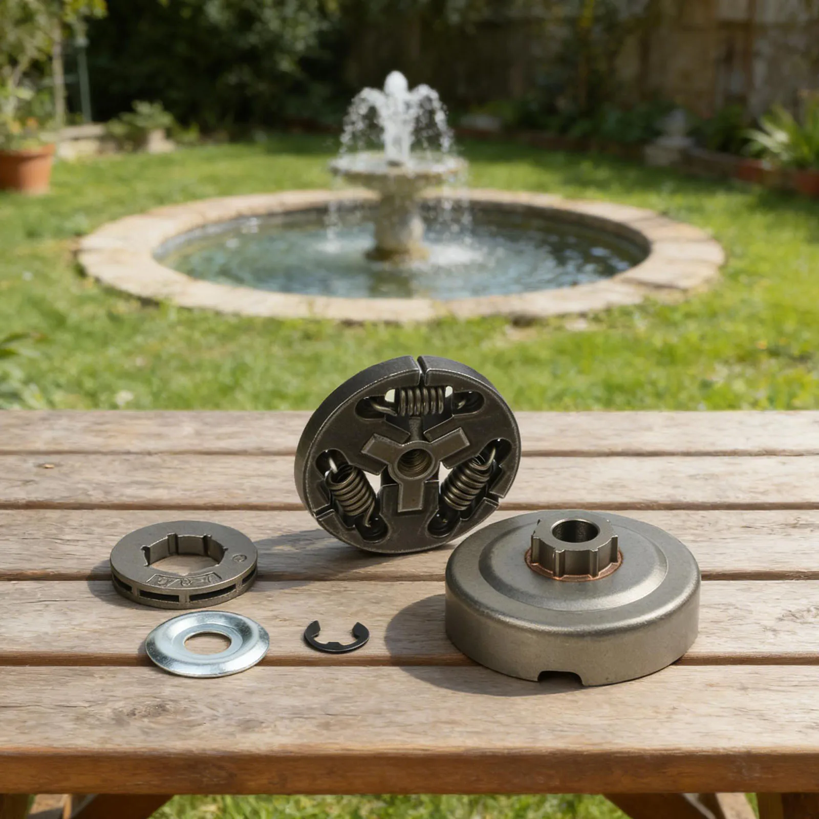 3/8-7T Clutch Drum Kit for CS-352 CS-305S CS-340S Chainsaws Includes Drum Clutch Assembly Washer Retaining Ring Rim Sprocket