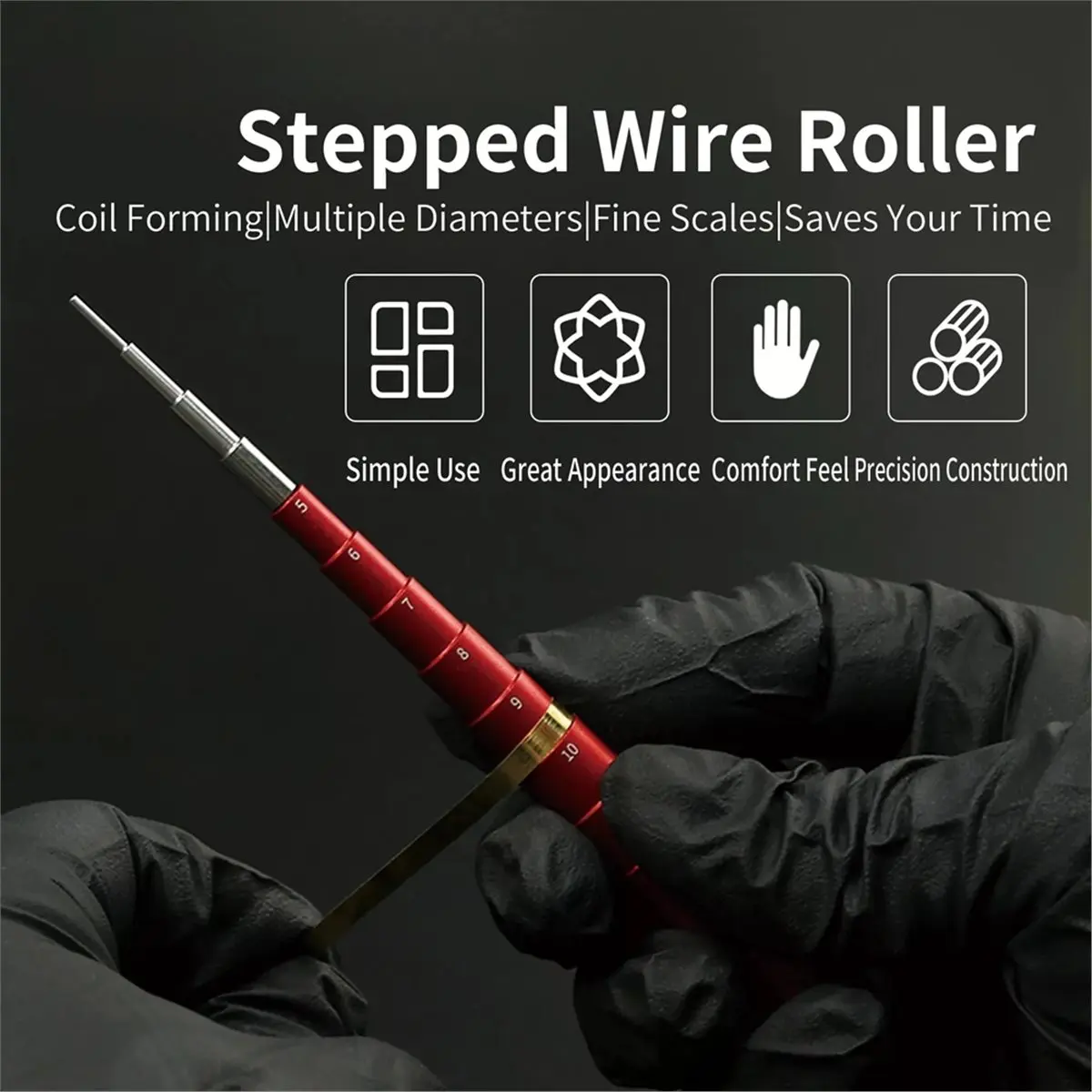 Stepped Wire Roller High Quality Winder Reel Port Multi-Segment Reel with Scale Model Tool Spring Wire Hook Craft