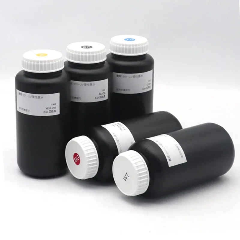 1000ml Bottle Compatible Xaar UV Ink For Xaar print head 1201uv ink xaar 1201 printing ink 3D ink tablet ink 1201Ink 1201 UV Ink