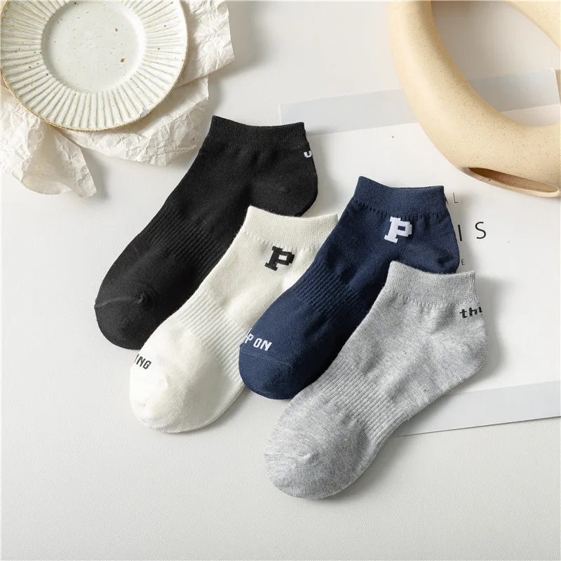 

1 Pair Embroidered Letter Socks Women Casual Long Korean Style Girl Students Japanese Solid Color Cycling Fashion Socks