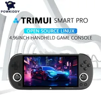 Trimui Smart Pro Handheld Game Console 4.96''IPS Screen Linux System Joystick RGB Lighting Smartpro Retro Video Game Player Gift