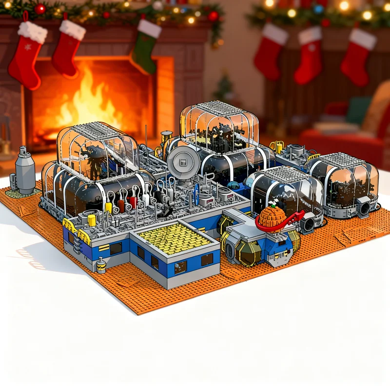 

6791pcs MOC Neo Classic Mars Research Center Space Model Building Blocks Architecture Toys Christmas Gifts Education Kids Idea