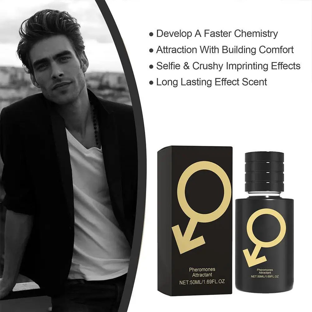 Men's Pheromone Cologne - Long-Lasting Romantic Scent, Boosts Confidence & Attractiveness for Dating Success