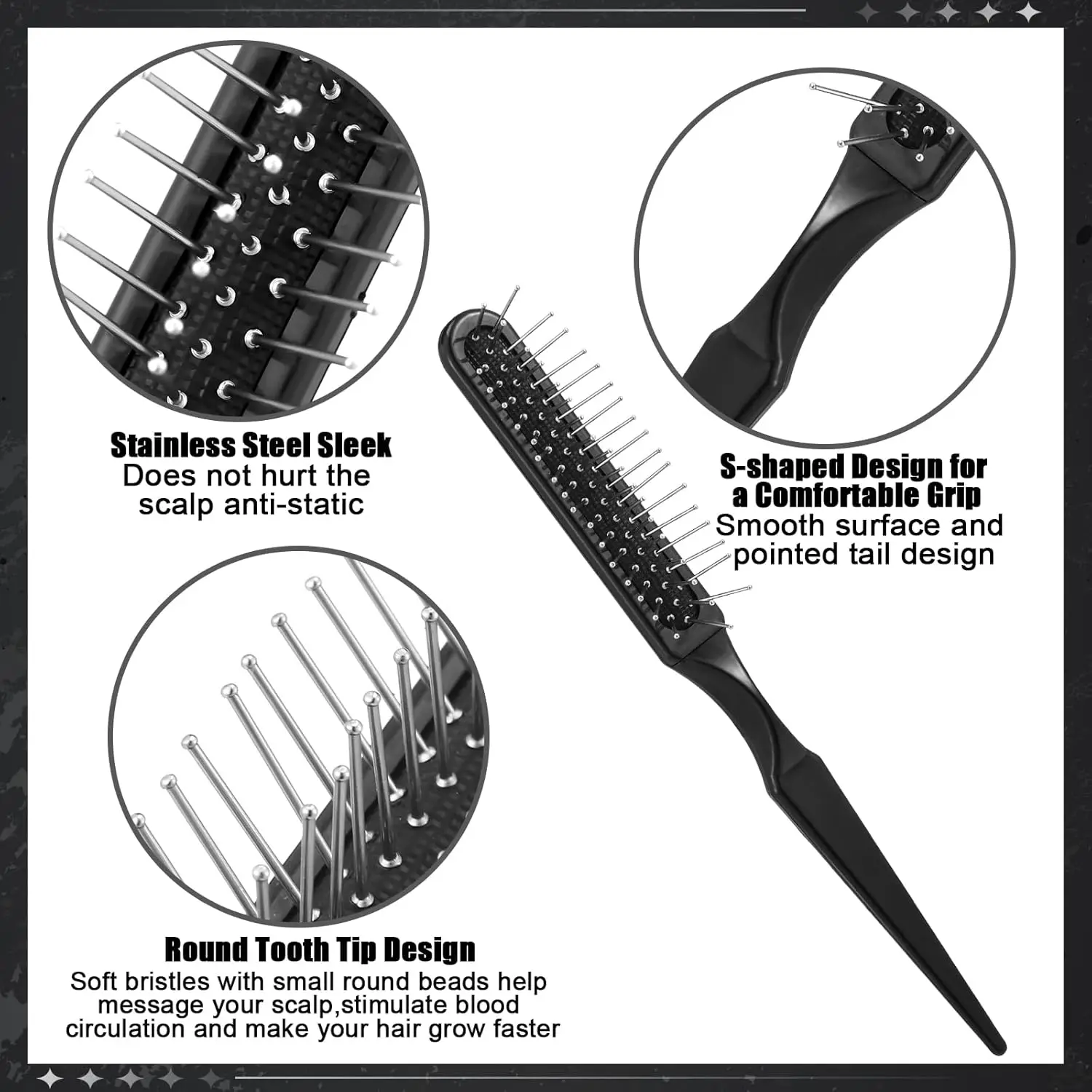 Wig Head Stand with Wig Brush Comb Set