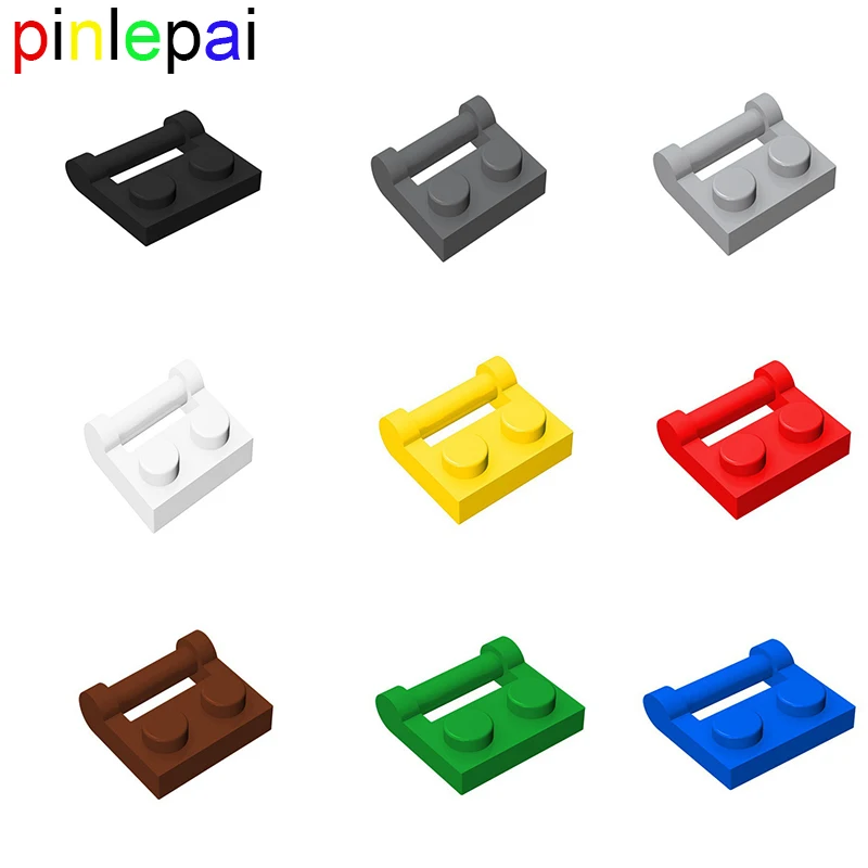 Pinlepai 48336 Bricks Clips Brick 1x2 With Clip Bar Handle Hinge Plate Modified Moc Block Parts Particle Blocks Children Gift