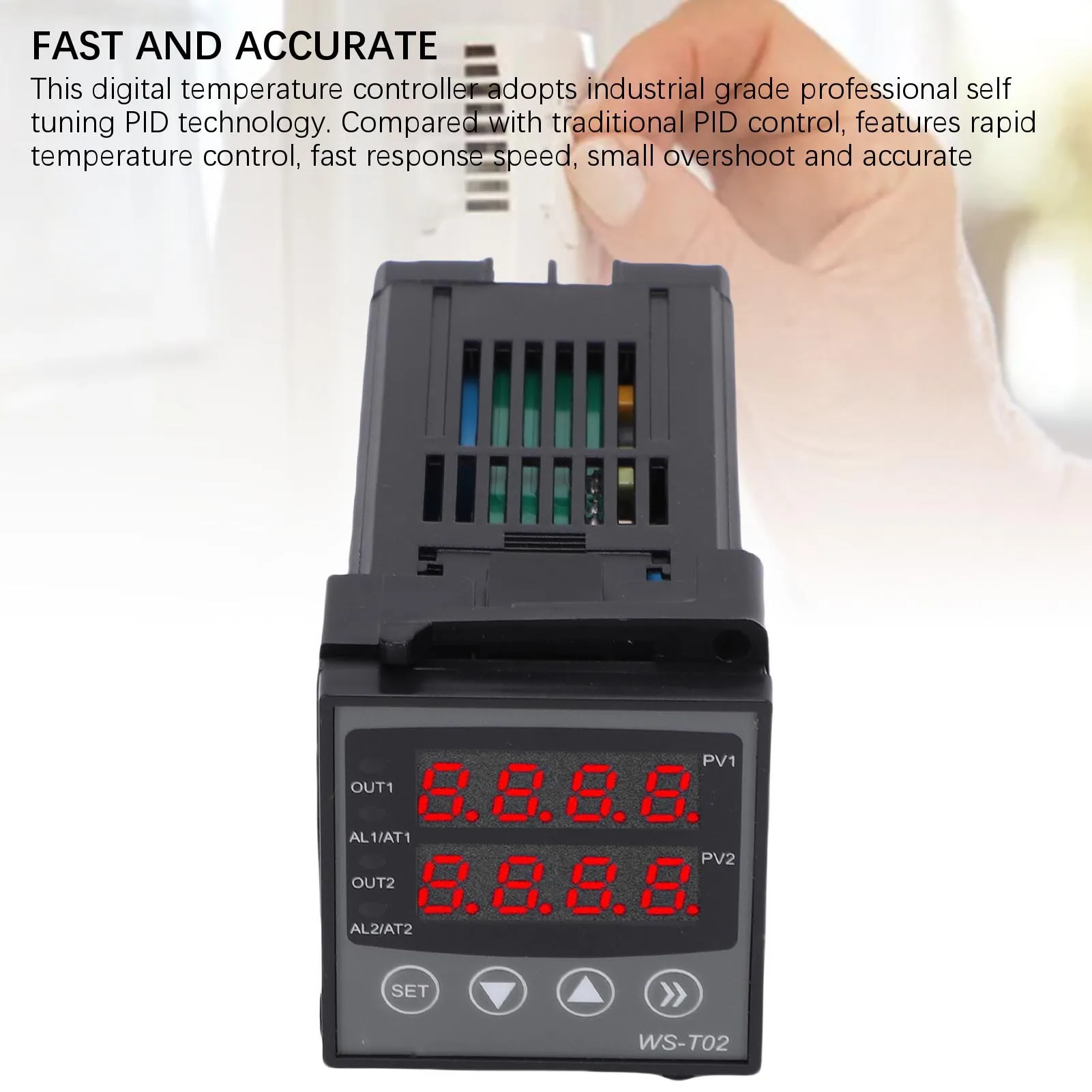 Контроллер температуры PID Digital Smart 2, выход 2, напоминание, тип K, вход термопары, цифровой ПИД-регулятор температуры