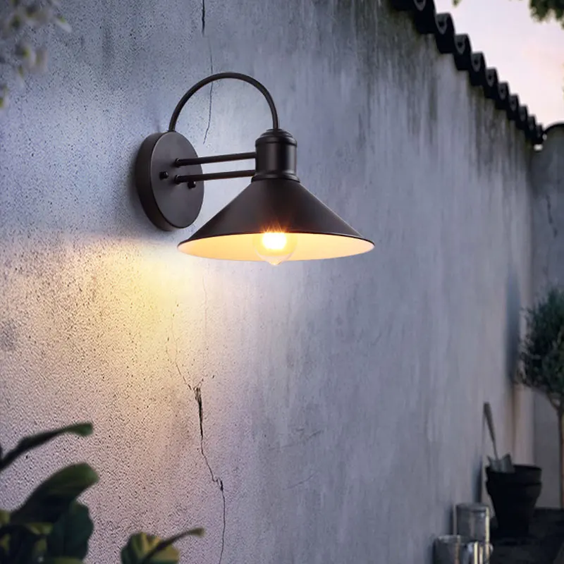 American Vintage Outdoor Wall Mounted Lamp Industrial Indoor Lamp Courtyard Corridor Aisel balcony Bar Waterproof Wall Lamp
