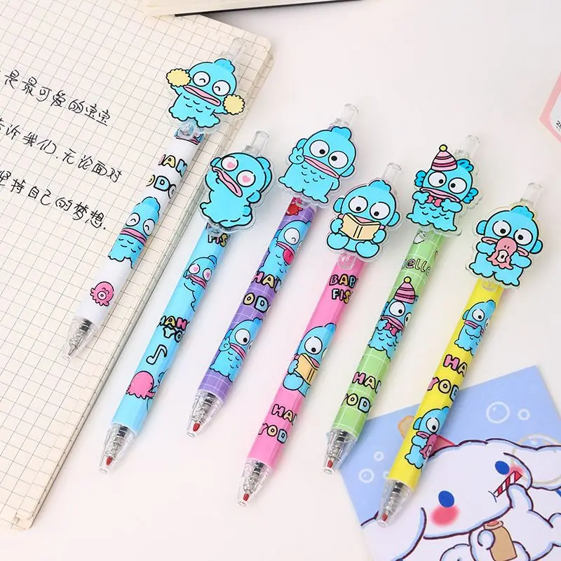 cartoon Hangyodon pens anime cartoon stitch press 0.5 black stationery students with school supplies pens office writing tool