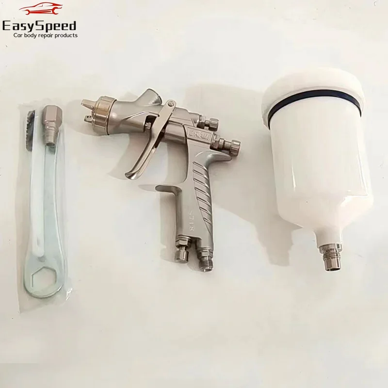 TaiWan DRAM Spray Gun Car Air Spray Gun Professional Tool Nozzle Size 1.3MM On The Tank 600 Ml High Atomization Slot Nozzle
