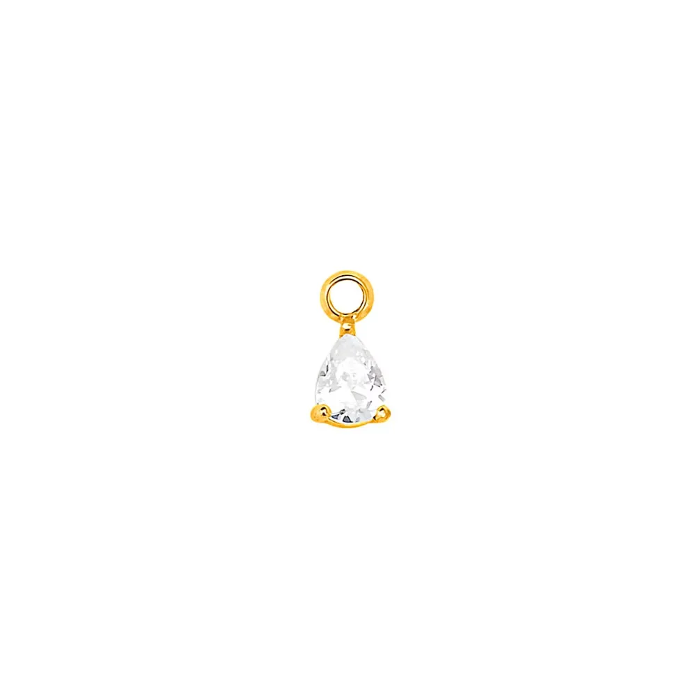 Flower Moon Butterfly Pendant Piercing Accessories Snake Bee Lightning CZ Drop Hoop Earring Jewelry 316L Surgical Steel 1.2mm