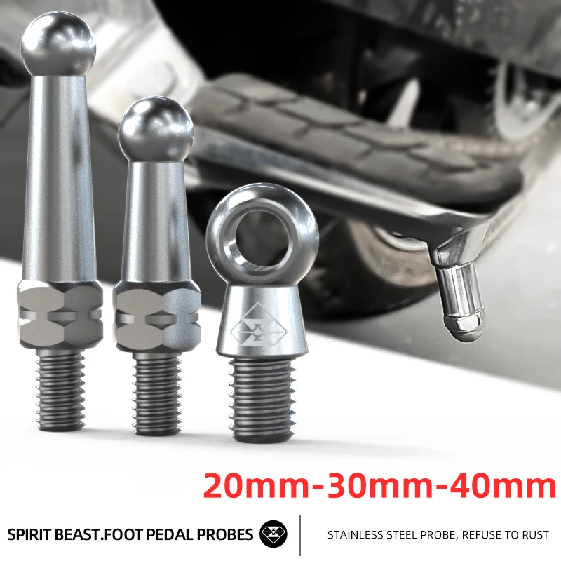 Spirit Beast motorcycle Universal 6MM Pedal Limit Bolt Pedal Ground Nail Screws Accessories For Honda Kawasaki Suzuki Yamaha BMW