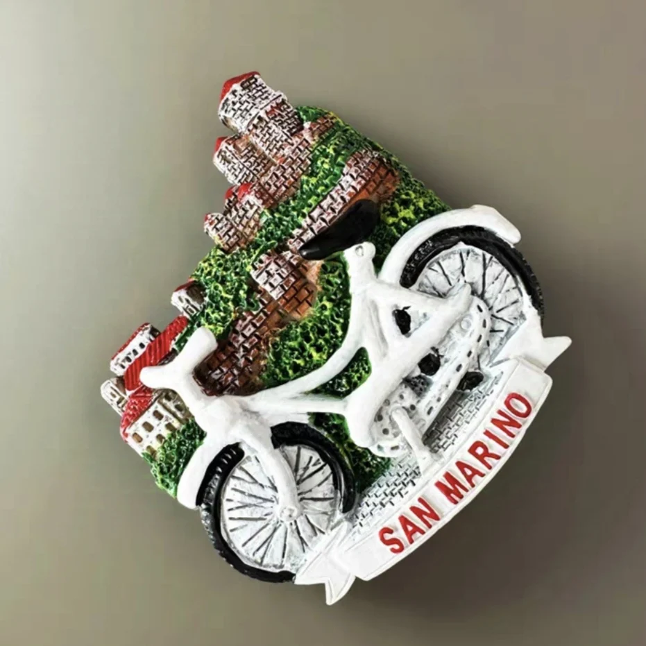 Europe San Marino Fridge Magnets Tourism Souvenir Refrigerator Magnets Sticker Collection Handicraft Decoration Articles