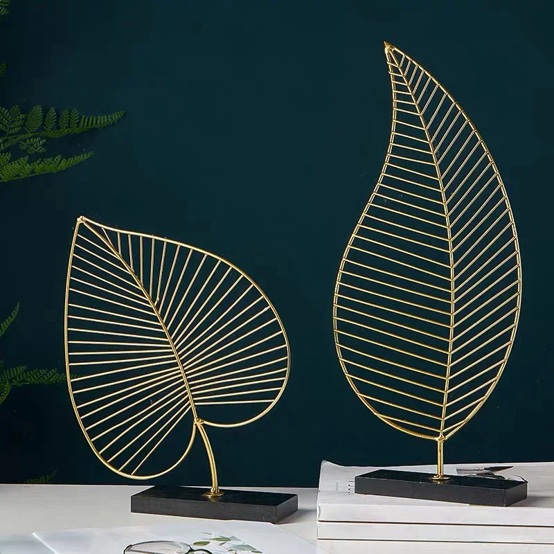 MGT-Iron Tree Leaf for Home and Office Decoration, Creative Crafts, Affordable Luxury