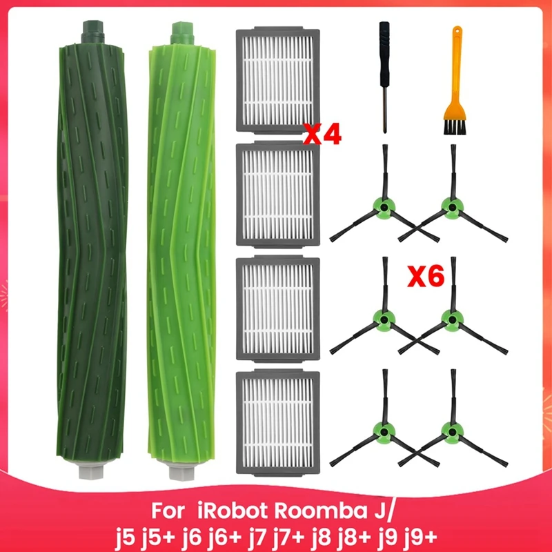 

HOT！-Replacement Accessories For Irobot Roomba J Series J5 J5+ J6 J6+ J7 J7+ J8 J8+ J9 J9+Vacuum Cleaner Brush Filters