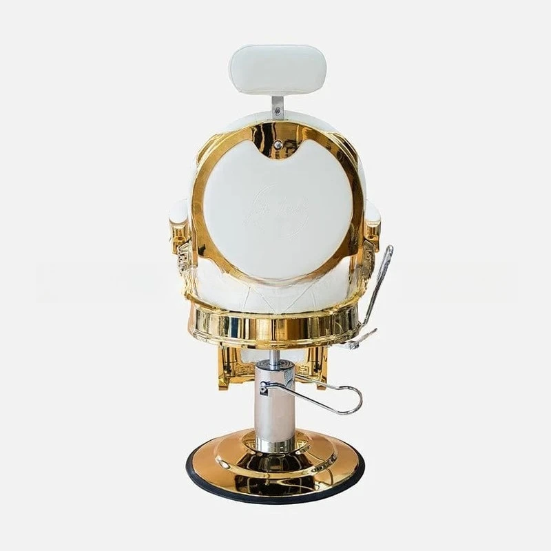 

Barber Chair Oil Chair Reclined with Towel Rack Shaving Swivel