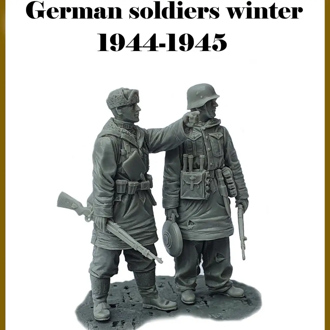 1/35  Resin Model Figure GK，German soldier , Unassembled and unpainted kit