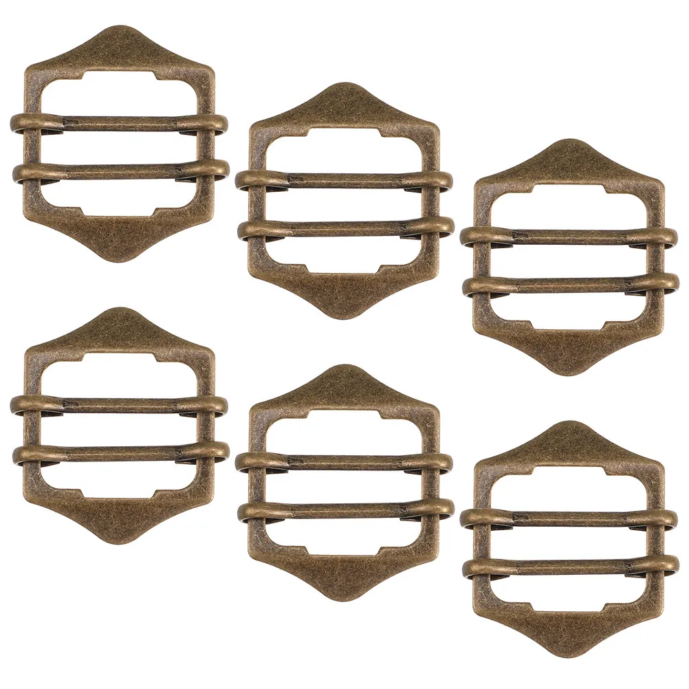 

6Pcs Adjustable Waistcoat Belt Clip Metal Strap Buckle Slide Buckles Vest Buckle Adjuster Waist Adjuster Buckles Wedding