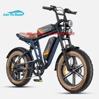 Hot Selling US Warehouse 750w Lithium Double Battery Electric Mountain Bicycle 20 Inch Fat Tire Dual Suspension Ebike Engwe M20