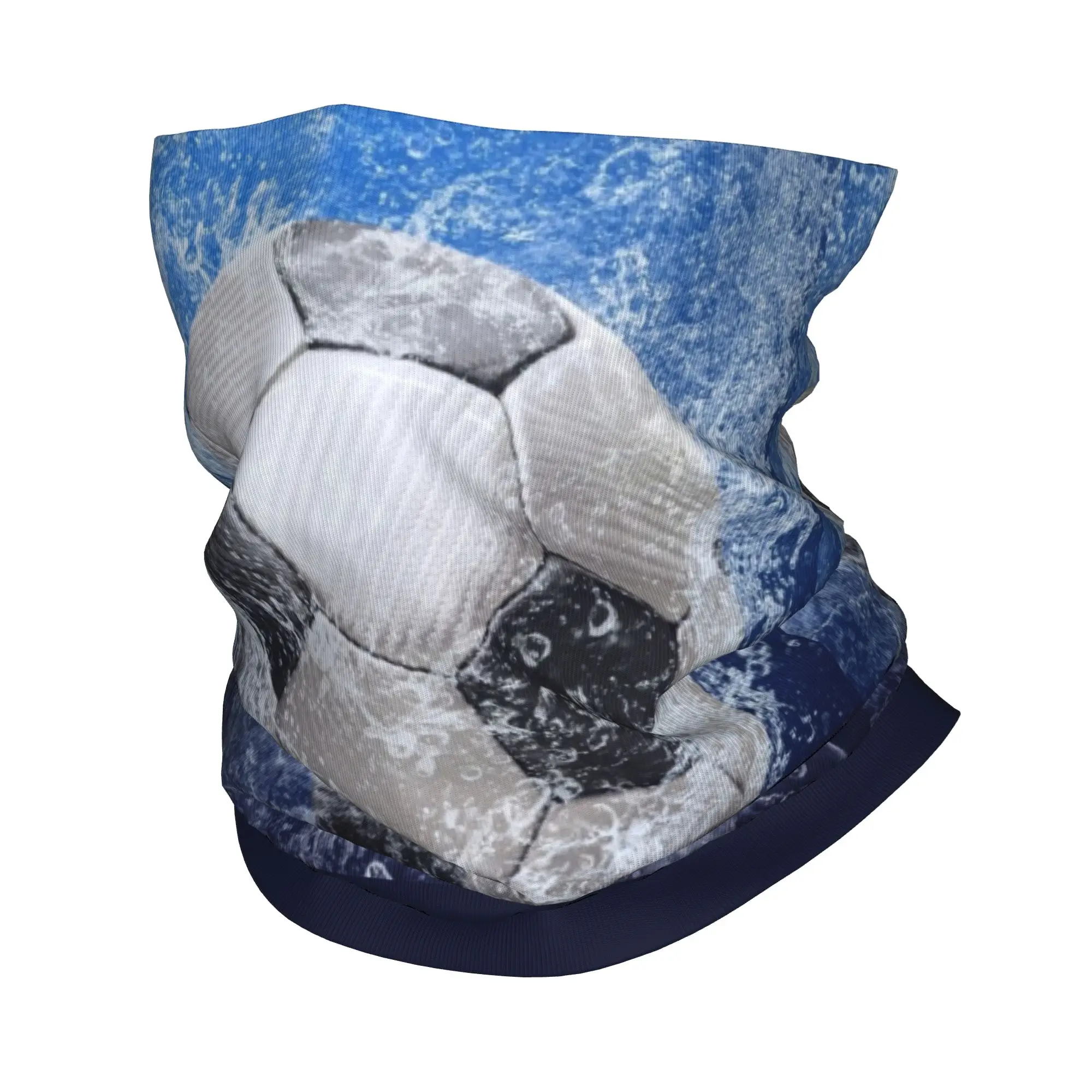 Custom Soccer Water Splash Bandana Neck Gaiter UV Protection Face Scarf Cover Men Women Football Pattern Headwear Tube Balaclava