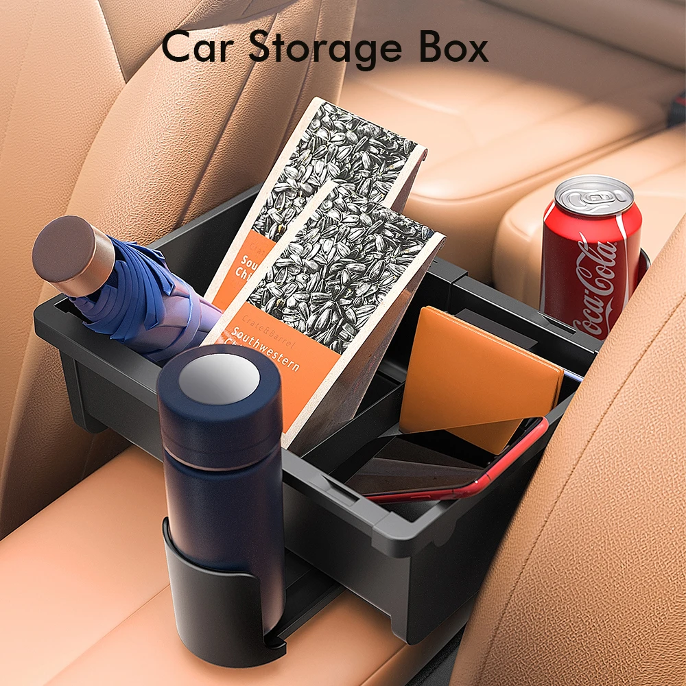 Car Storage Box Waterproof Car Stowing Tidying High Capacity Storage Molds Auto Storage Organizer Box for Driving Seat Console