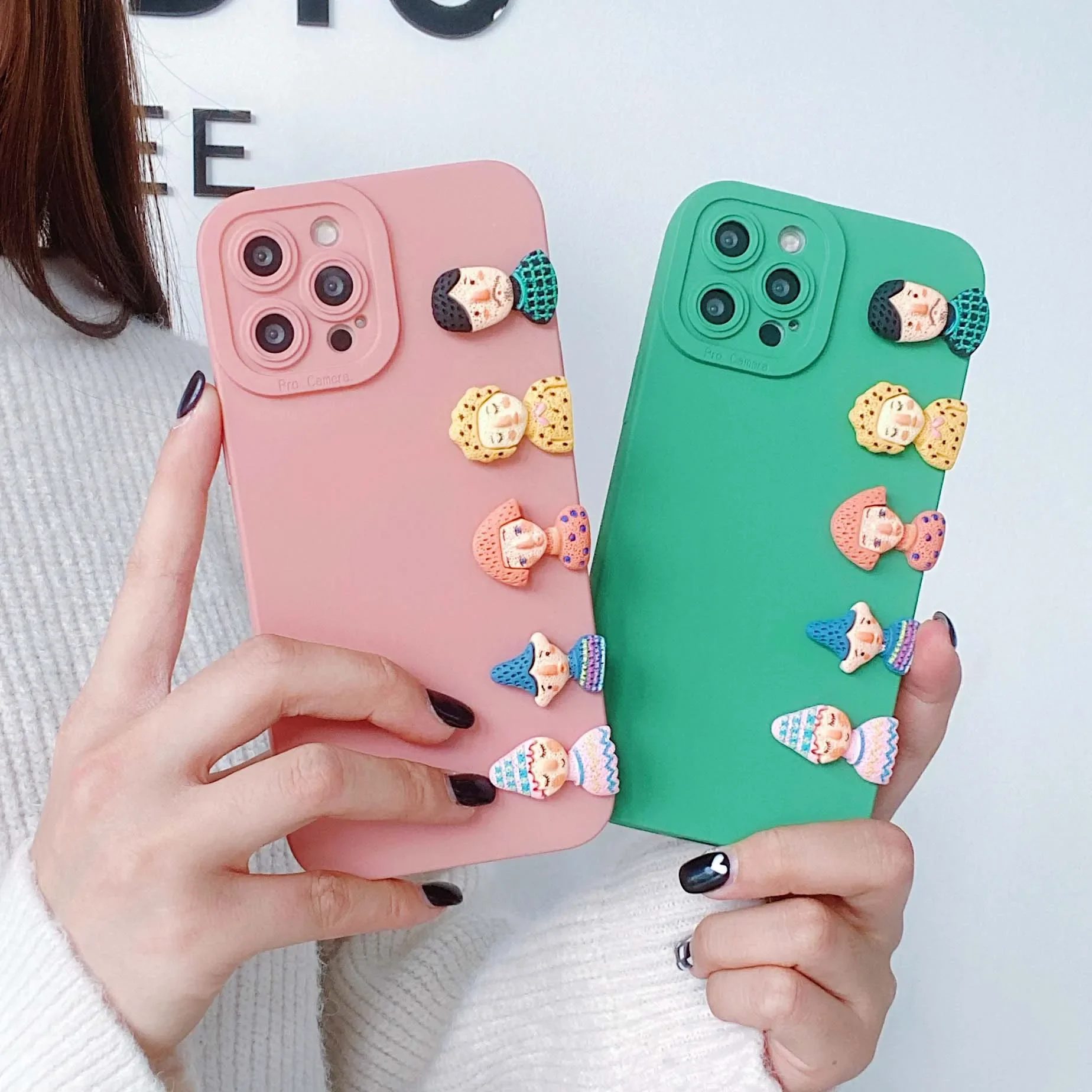 Happy Family Phone Case for iPhone 11 13 12 14 Plus 15 Pro Max Camera Lens Protective Case for iPhone XR X XS Max 7 8 Plus Capa