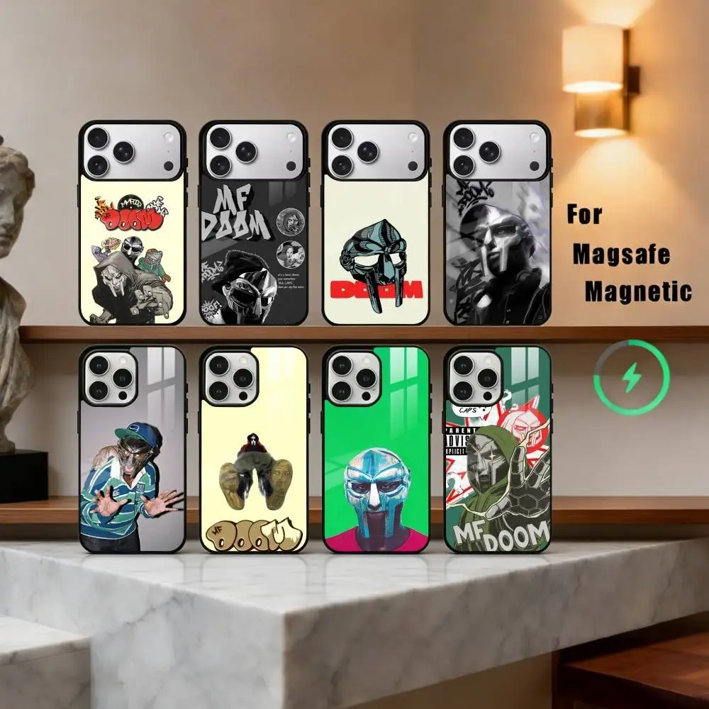 

M-MF-DOOMs-RapperS Phone Case For iPhone17,16,15,14,13,12,11 Plus,Pro Max Magnetic For Magsafe Wireless Charging